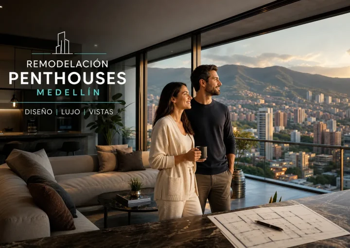 Remodelación de penthouses en Medellín, Exacon