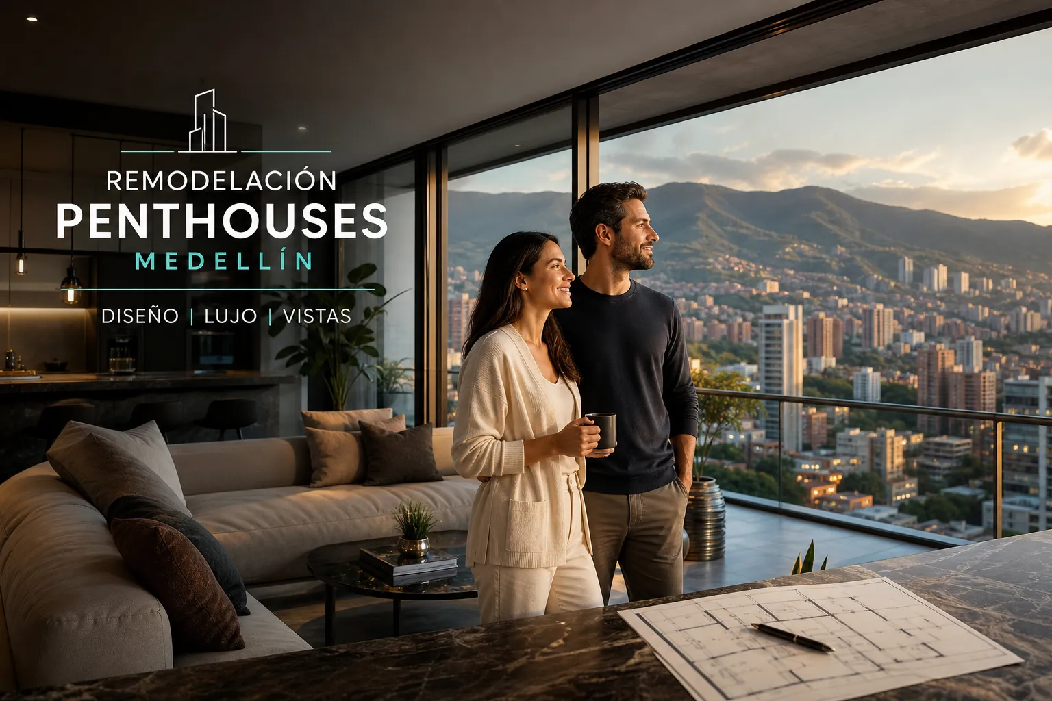 Remodelación de penthouses en Medellín, Exacon